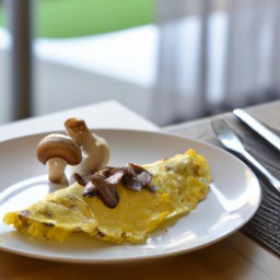 
A delicious, creamy and light European-style omelet made with eggs, cream and swiss cheese - soy-free, gluten-free and nuts-free.