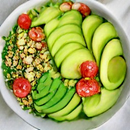 an avocado-nut mixture.