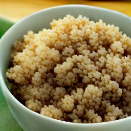 the quinoa was transferred to a bowl.