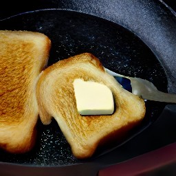 two slices of fried bread.