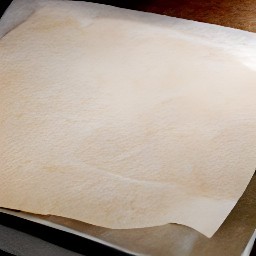 a lined baking sheet.