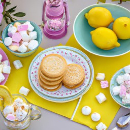 

Lemon meringue smores are a delicious, gluten-free, nut-free and soy-free dessert made of marshmallows for the perfect kid's treat.