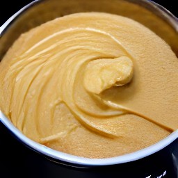 a flour and peanut butter mixture.