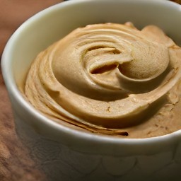 a peanut butter mixture.