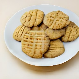 the dough is shaped into cookies.