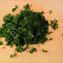 chopped parsley.