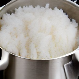 3 cups of cooked white rice.