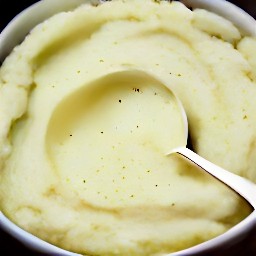 a mixture of sour cream, mayonnaise, eighth tsp of salt, an eighth tsp of black pepper, and paprika to the mashed garlic.