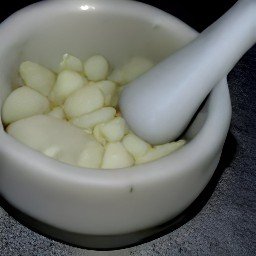 minced garlic.