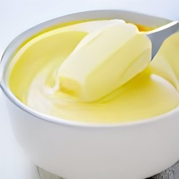 a bowl of melted butter.