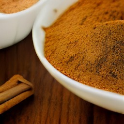 a cinnamon mixture.