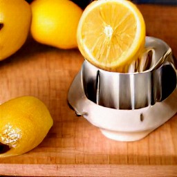 lemon juice.