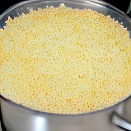 the output is a saltine cracker mixture.