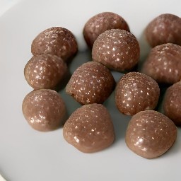 24 chocolate balls.