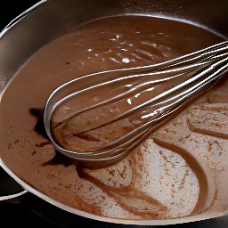 a cake mixture.