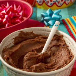 

This delicious, gluten-free, eggs-free, nuts-free and soy-free chocolate buttercream frosting is made with a creamy blend of powdered sugar, cocoa powder and whole milk.