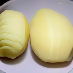 celeriac, rutabagas, and potatoes that have been peeled using a peeler.