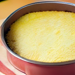 the cake baked in the oven for 40 minutes.