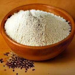 a bowl of flour mixture.
