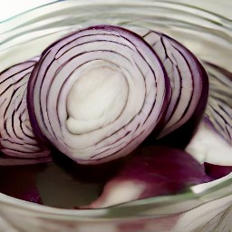 a bowl of boiled onions.