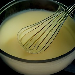 an egg mixture.