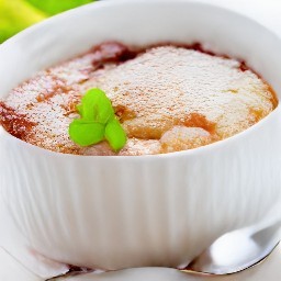 a pudding made from rhubarb.