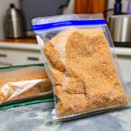 

A delicious blend of Italian bread and Parmesan cheese, seasoned dry breadcrumbs are soy-free, nut-free and egg-free with a flavor boost from herbs and spices.