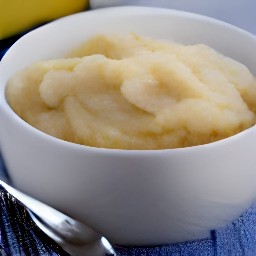 the bananas mashed and have a fork-like texture.