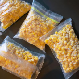 

Frozen corn is a nourishing and gluten-free side dish or snack, made with fresh corn on the cob and butter - free from eggs, nuts, and soy.
