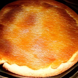 a baked crust.