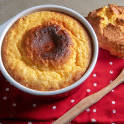 

Cornmeal Pudding is a vegan, nut-free, egg-free, soy-free and lactose-free dessert/breakfast made with cornmeal, all purpose flour, brown sugar and coconut milk - it's an aromatic delight spiced up with raisins and coconuts.