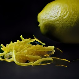 lemon zest.