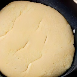 the patty is now flipped over.