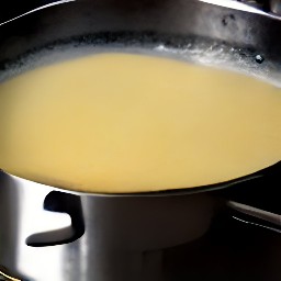 a cornmeal paste placed in boiling water.