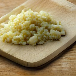minced roasted garlic.