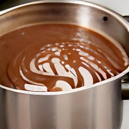 a hot chocolate.