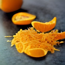 orange zest.