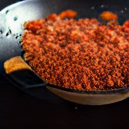 a tomato mixture.