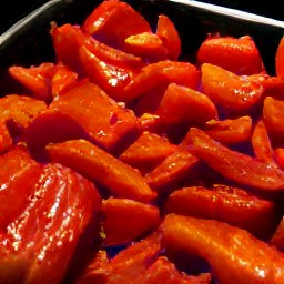 roasted red bell peppers.