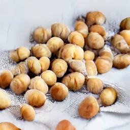 blanched hazelnuts.