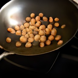 hazelnuts that are toasted.