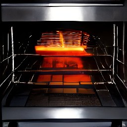 the oven set to 350°f.