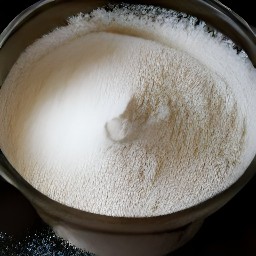 the output is a flour mixture.