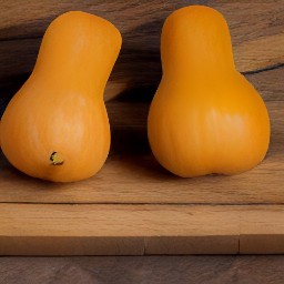 a peeled butternut squash.