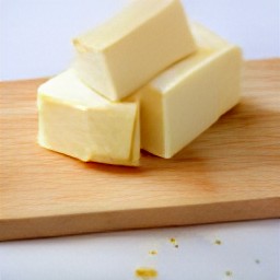 chunks of margarine.