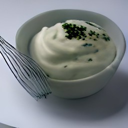 a mayonnaise-based dip that is flavored with sour cream, dried parsley, chives, tarragon, dill, garlic powder, paprika, dried onions, salt and black pepper.