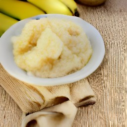 mashed bananas.