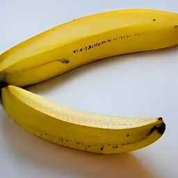 peeled bananas.