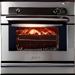 the oven should be set to 350 degrees fahrenheit and the desired item should be placed in the oven for 5 minutes to heat.
