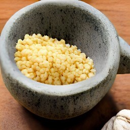 minced garlic.